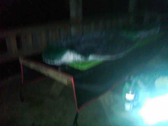 Pretty sweet sleepin in the open air.